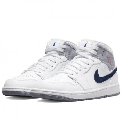 Air Jordan 1 Mid – Paris White