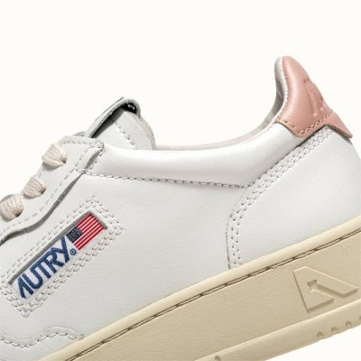 AUTRY Medalist Low – White Pink